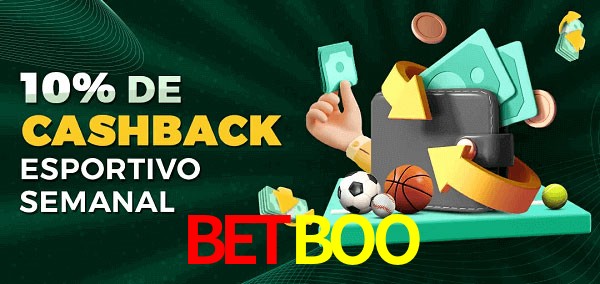 10% de bônus de cashback na BETBOO